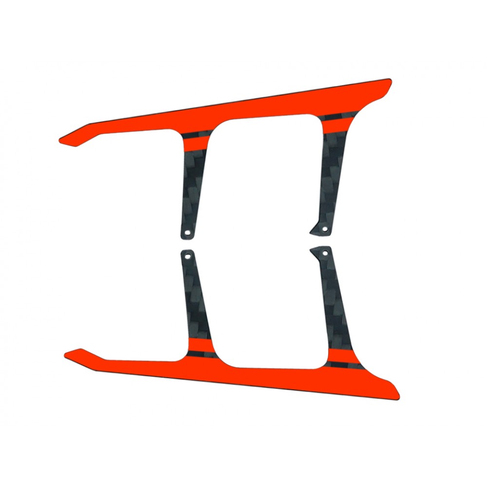 Low Profile Carbon Fiber Landing Skid "U" Style (RD)(for MICROHELI MCPX BL2 Landing Gears)