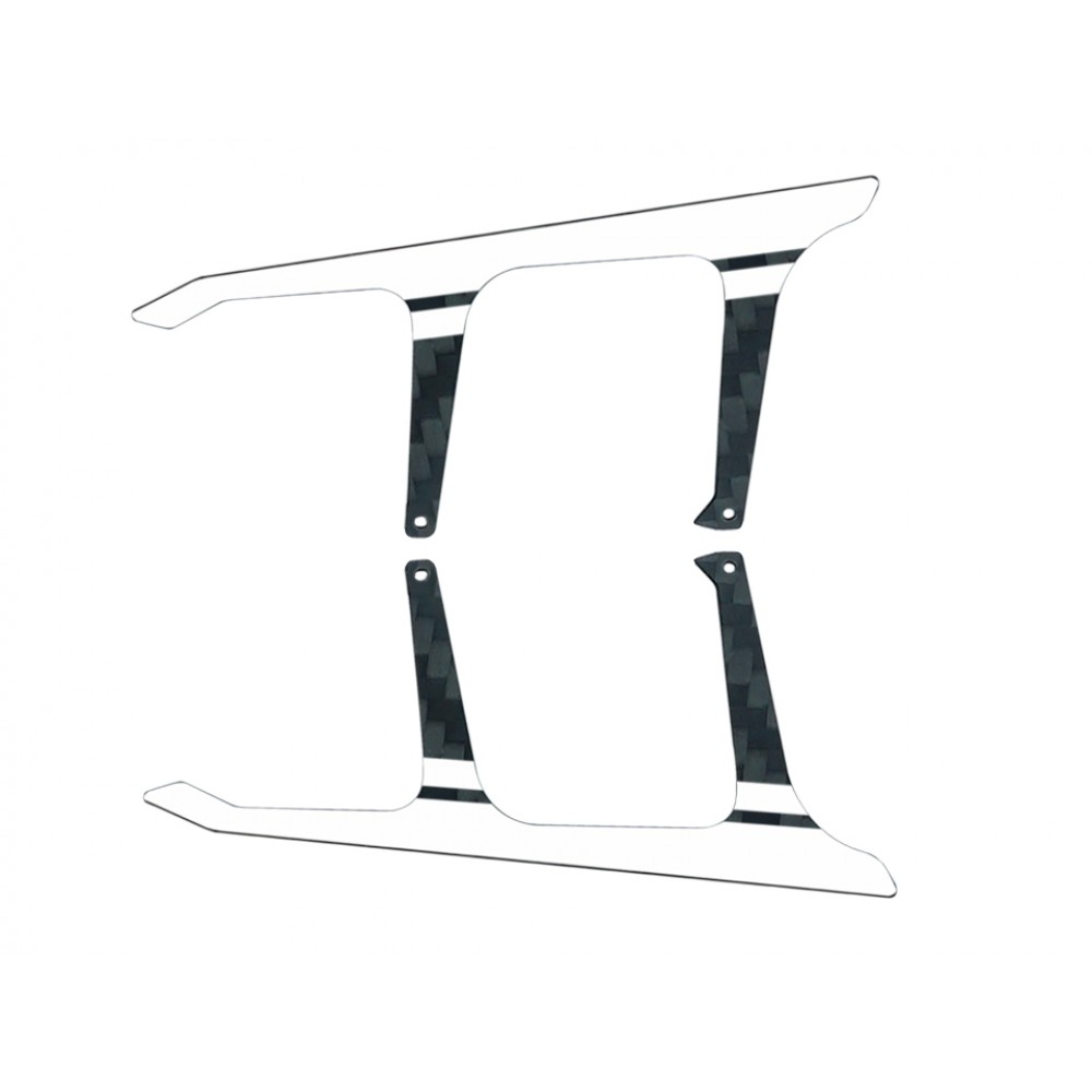 Low Profile Carbon Fiber Landing Skid "U" Style (WT)(for MICROHELI MCPX BL2 Landing Gears)