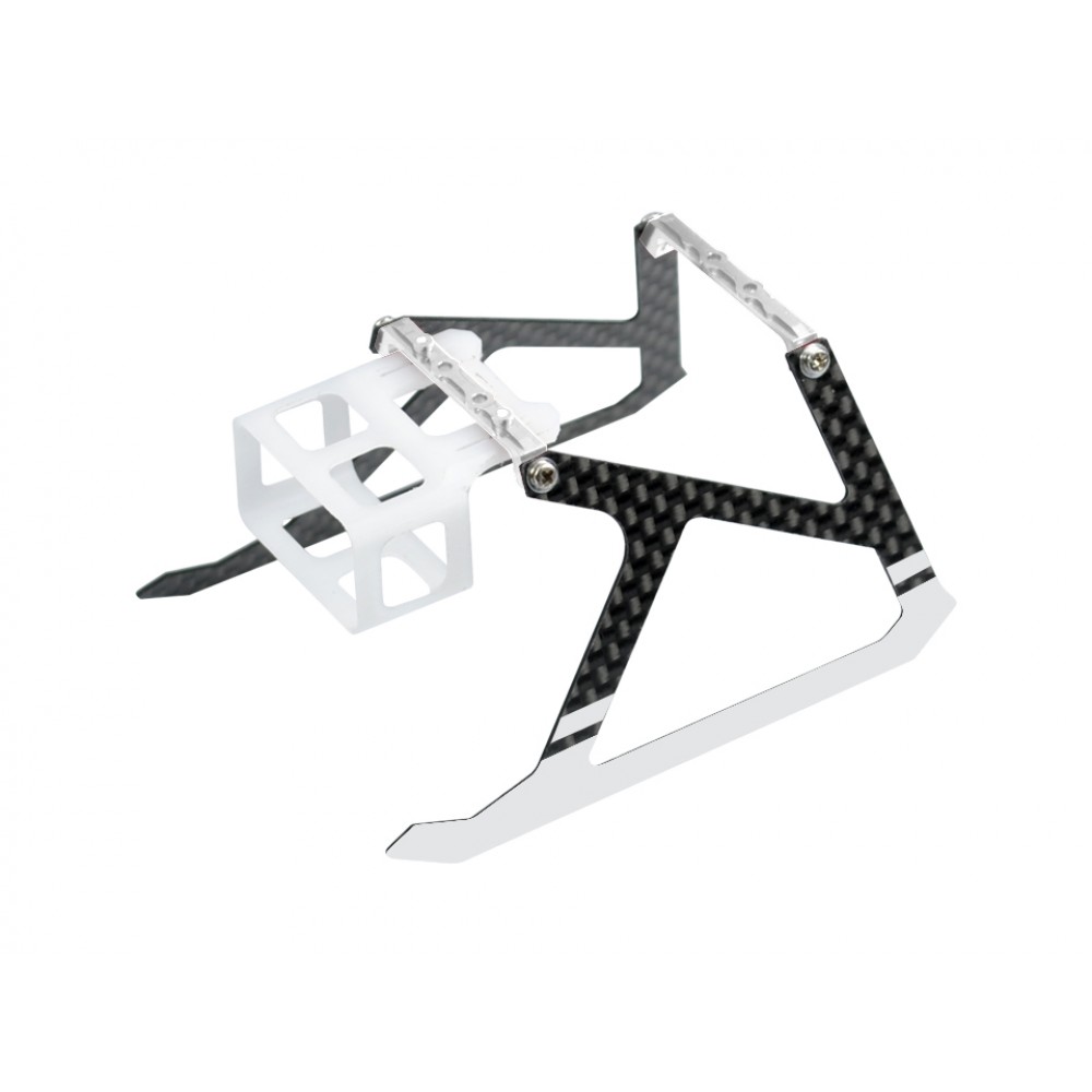 Aluminum/Carbon Fiber Landing Gear (WHITE) - BLADE MCPX BL2
