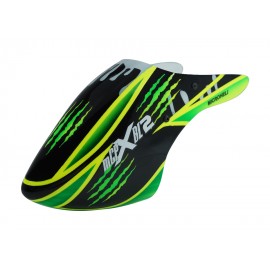 Airbrush Fiberglass Green Scratch Canopy - BLADE MCPX BL2