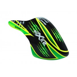 Airbrush Fiberglass Green Scratch Canopy - BLADE MCPX BL2