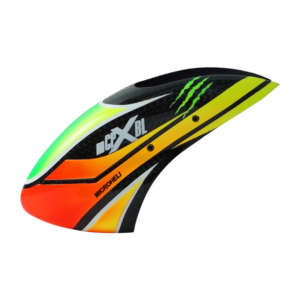 Airbrush Carbon Fiber Speedy Scratch Canopy - BLADE MCPX BL / BL2