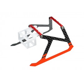 Aluminum/Carbon Fiber Landing Gear (RED) - BLADE MCPX BL2