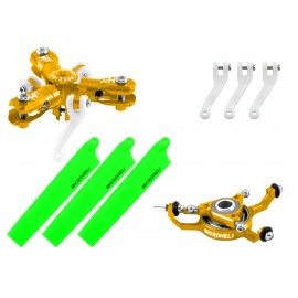 CNC Triple Green Blades Conversion set (GOLD) - BLADE MCPXBL / BL2