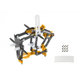 Aluminum/Carbon Fiber/Delrin Main Frame (GOLD) - BLADE MCPX BL2