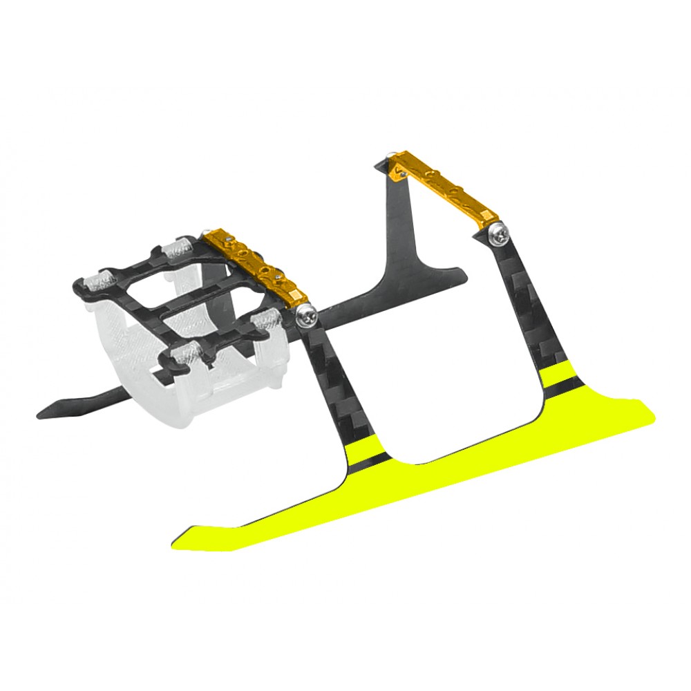 Low Profile Carbon Fiber Landing Gear W/ Adjustable Battery Mount (YL) - BLADE MCPX BL2