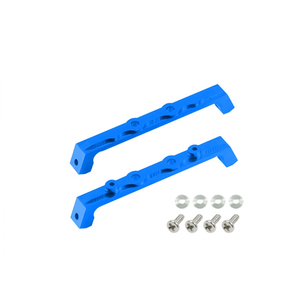Aluminum Landing Gear Support (BLUE)(for MICROHELI Landing Gear BLADE MCPX BL2)