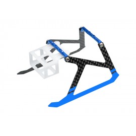 Aluminum/Carbon Fiber Landing Gear (BLUE) - BLADE MCPX BL2