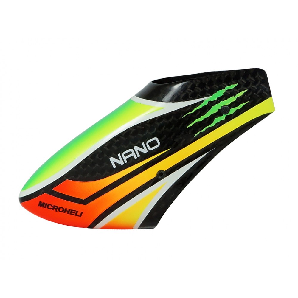 Airbrush Carbon Fiber Speedy Scratch Canopy - BLADE NANO CPX / S2 / S3