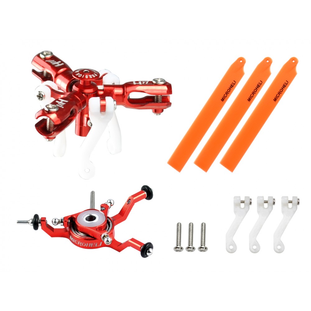 CNC Triple Orange Blades Conversion Set (RED) - BLADE NANO CPX / CPS / S2 / S3