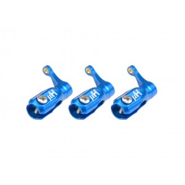 CNC Aluminum Tri-Blade Main Blade Grip (BLUE)(for Triple Blade series)