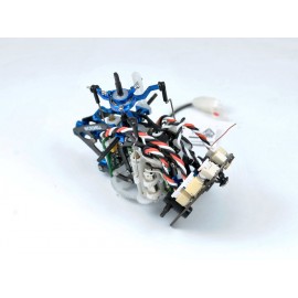 Aluminum/Carbon Fiber/Delrin Main Frame (RED) - BLADE NANO S2 / S3