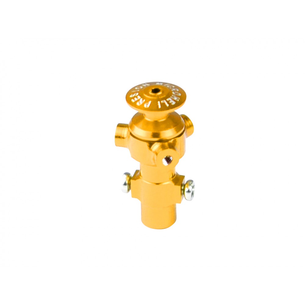 CNC Aluminum Tri-Blade Main Rotor w/ Button (GOLD)(for Triple Blade series)
