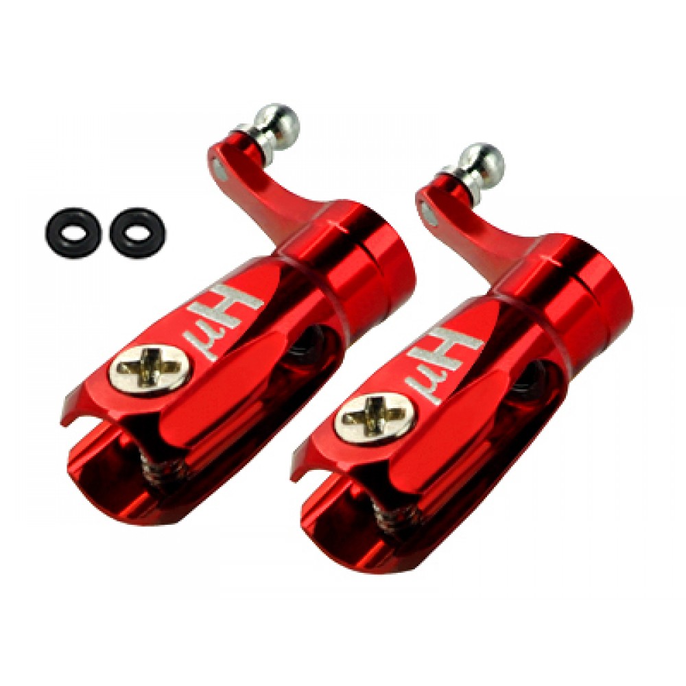 Aluminum Triple Bearing Main Blade Grip (RED) - BLADE NANO CPX / CPS / S2 / S3