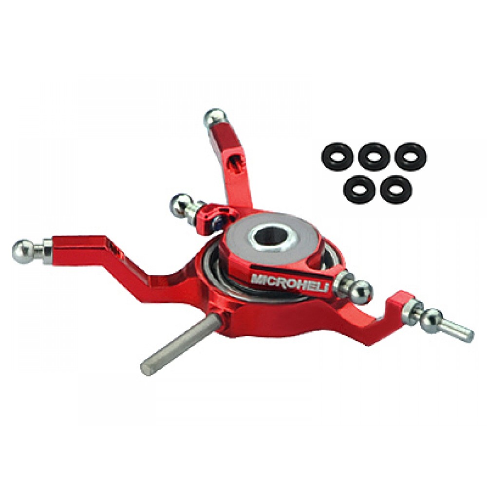 Precision CNC Aluminum Swashplate (RED) - BLADE NANO CPX / CPS / S2 / S3