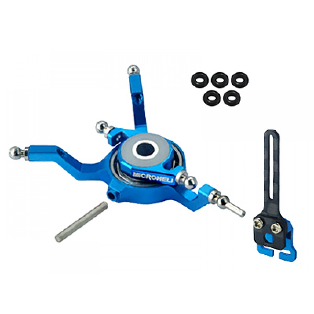 Aluminum Swashplate w/ Anti-Rotation Guide (BLUE) - BLADE NANO CPX / CPS / S2 / S3