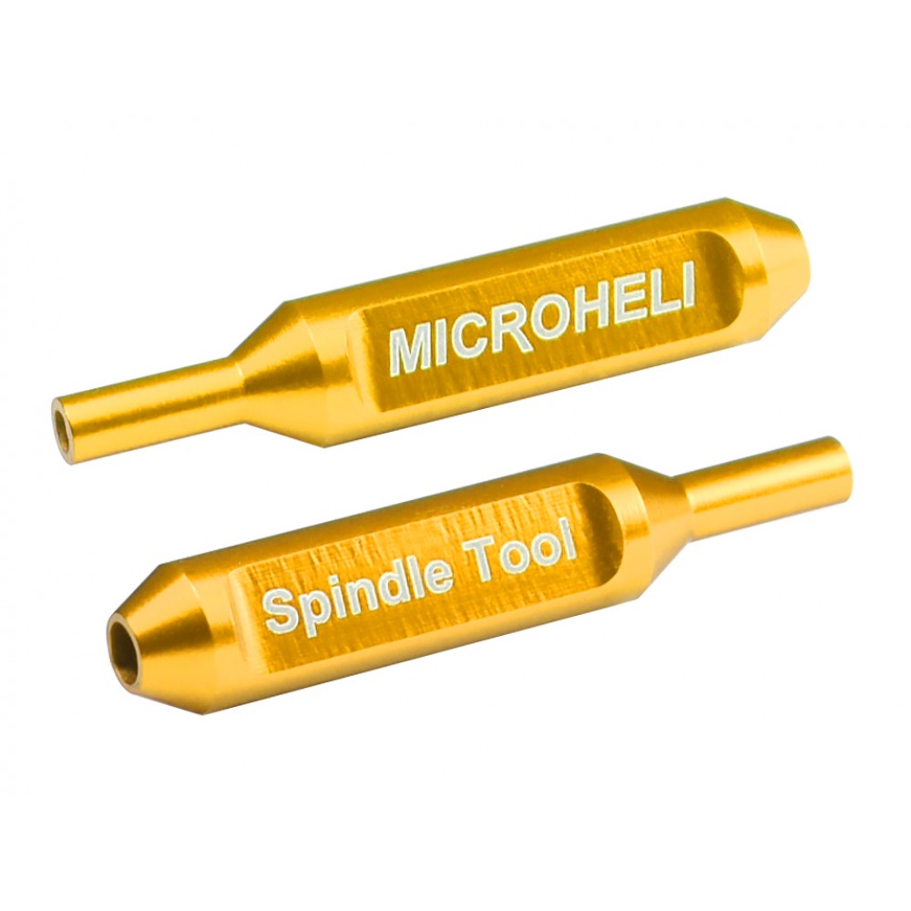 Aluminum Spindle Shaft Tool set (GOLD) - BLADE NANO CPX / CPS / S2 / S3