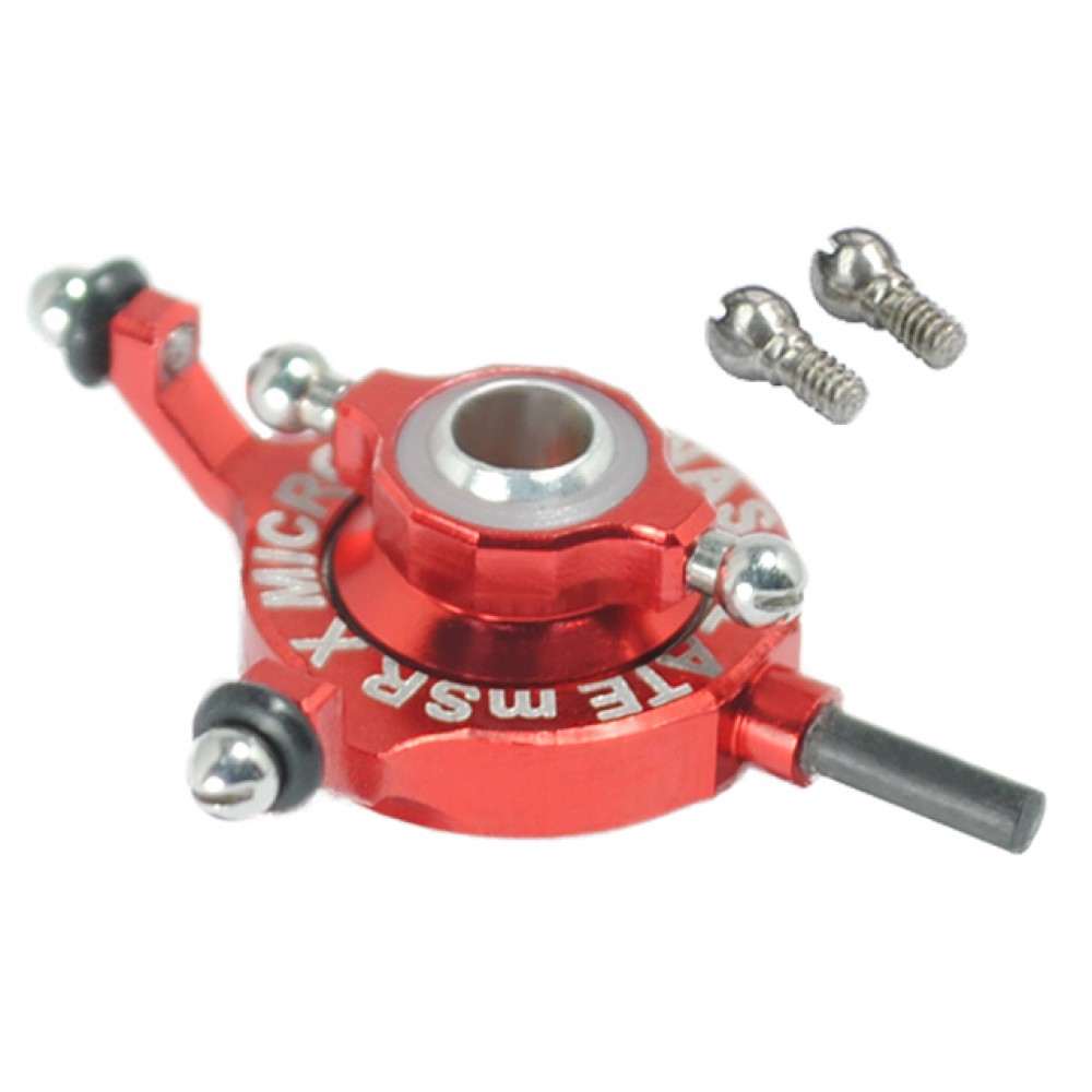 Precision CNC Aluminum Swashplate (RED) - BLADE mSR X/S