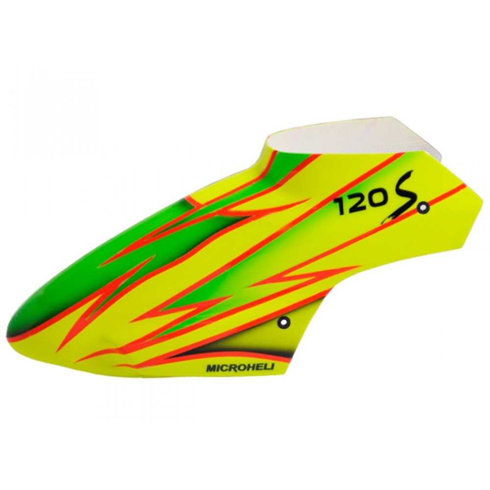 Airbrush Fiberglass Flash Canopy - BLADE 120 S / S2