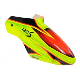 XCanopy Airbrush Fiberglass Evil Eye Canopy - BLADE 120 S / S2