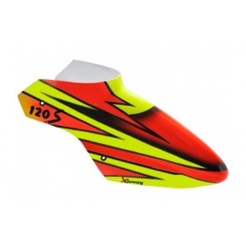 XCanopy Airbrush Fiberglass Red Blade Canopy - BLADE 120 S / S2