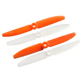 Plastic Propeller 5035 CW/CCW set (ORANGE-WHITE)