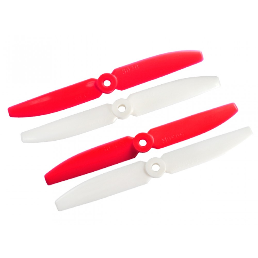 Plastic Propeller 5035 CW/CCW set (RED-WHITE)