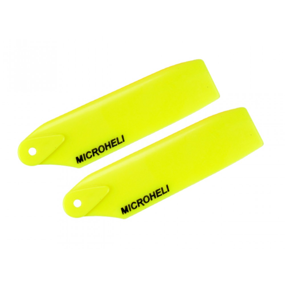 Plastic Tail Blade 73mm (YELLOW)