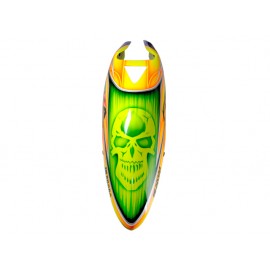 Airbrush Fiberglass Yellow Skull Fuselage - FORZA 700