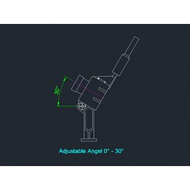 Adjustable Camera Mount (GREEN) - BABYHAWK 85mm