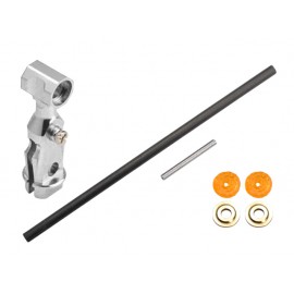 Aluminum Main Rotor Hub w/ Carbon Shaft Set - ESKY 150X / BLADE 70 S