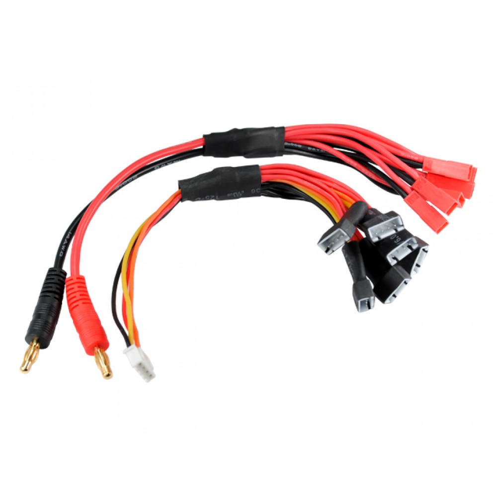 Fast Charging Cable 1 To 6 JST Plugs