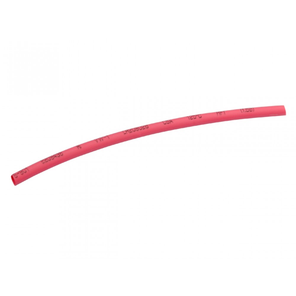1.5mm High Ratio Heat Shrink Tubing 50cm Length (RED)