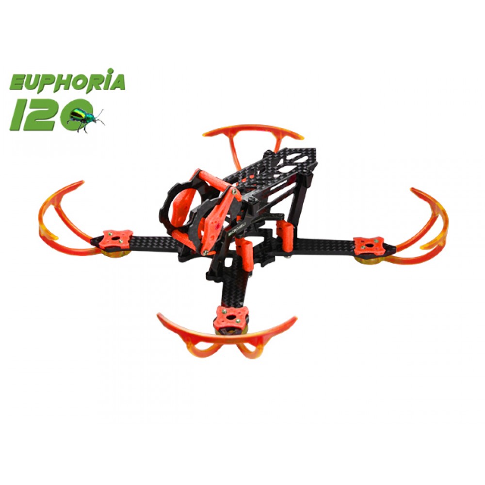 EUPHORIA 120 Racing Frame Kit (RED)