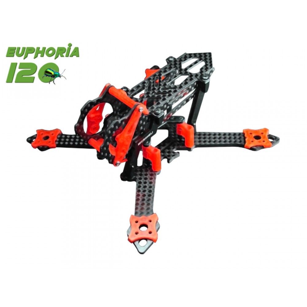 EUPHORIA 120 Racing Frame Kit (RED)