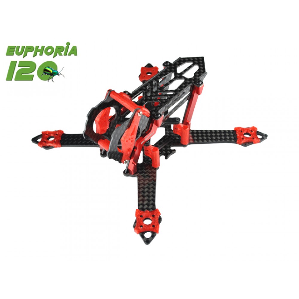 EUPHORIA 120 Racing Frame Kit (RED)