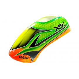 XCanopy Airbrush Fiberglass Green Lantern Canopy - GAUI X4 II