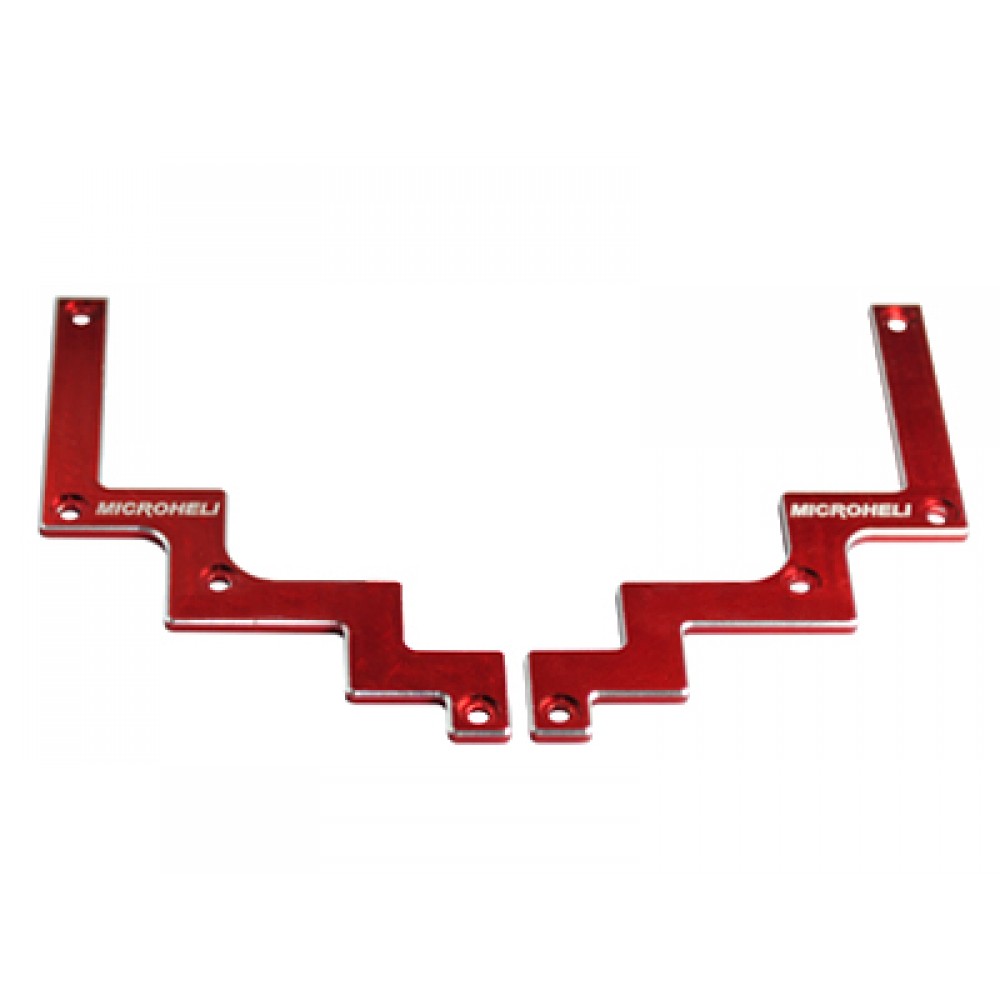 Aluminum Reinforcement Plate Frame L/R set (RED) - GAUI X3