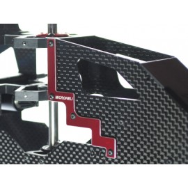 Aluminum Reinforcement Plate Frame L/R set (RED) - GAUI X3