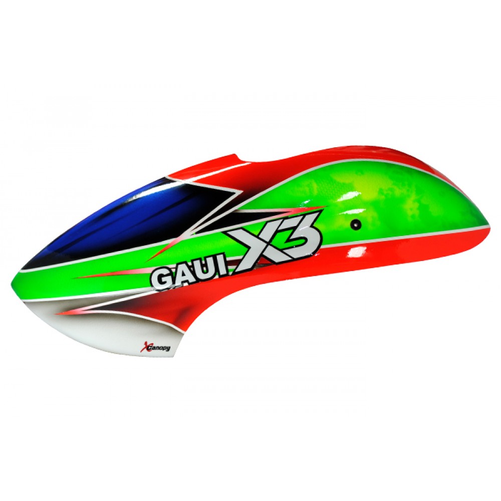 XCanopy Airbrush Fiberglass Commando Canopy - GAUI X3