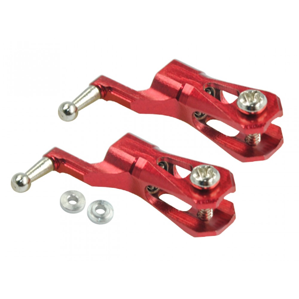 Precision CNC Aluminum Main Blade Grip (RED) - GENIUS CP