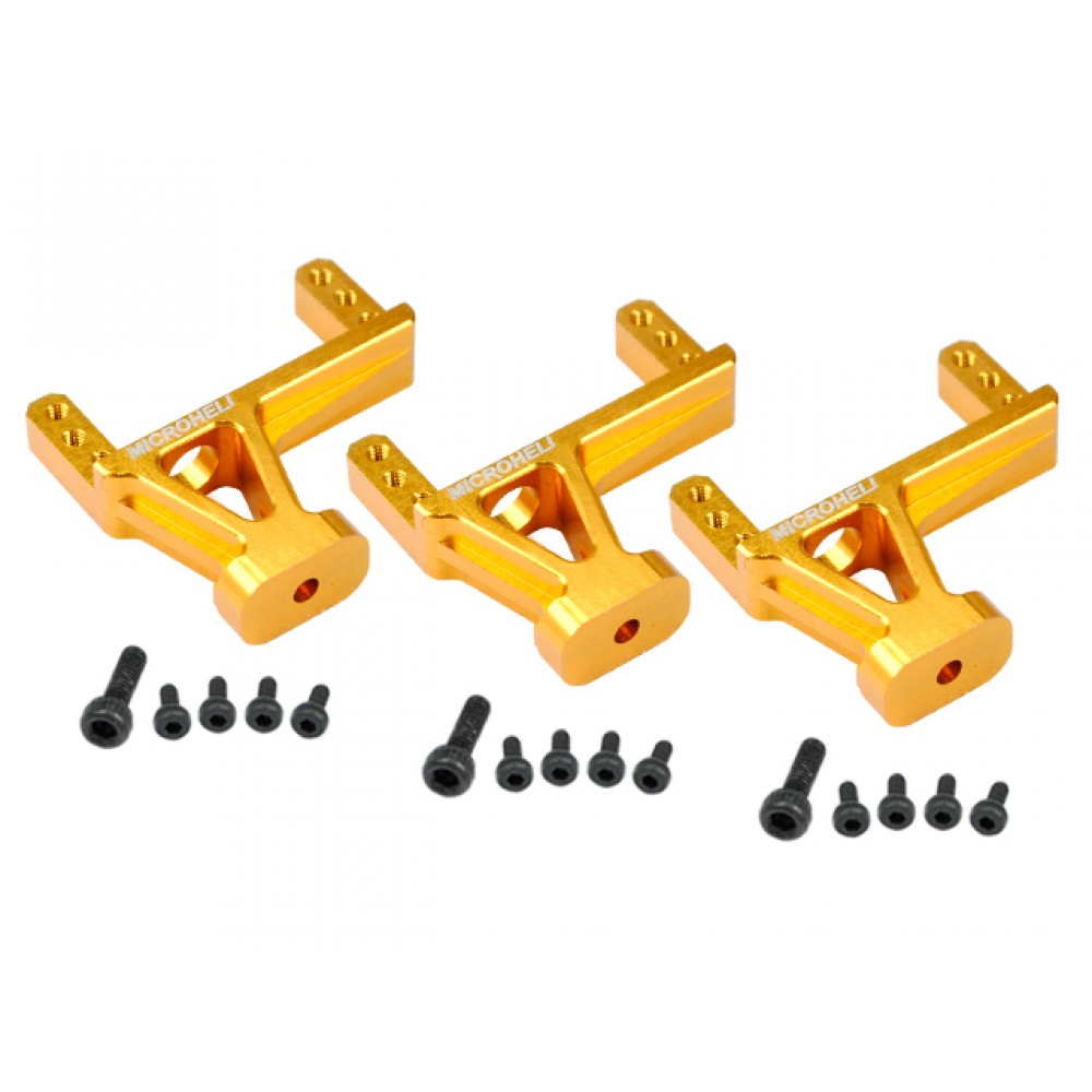 Aluminum Servo Support (GOLD) - GOBLIN 380