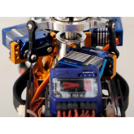 Aluminum Servo Support (GOLD) - GOBLIN 380