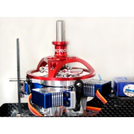 CNC Aluminum Swashplate Leveler (RED) - GOBLIN 380