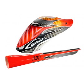 XCanopy Airbrush Fiberglass Hellboy Canopy set - GOBLIN 380