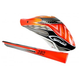 XCanopy Airbrush Fiberglass Hellboy Canopy set - GOBLIN 380