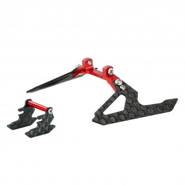 Low Profile Carbon Fiber Landing Gear "G" Style (RED) - GOOSKY S1