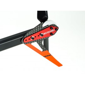 Adjustable Tail Motor Mount w/ Fin Set (RD) - GOOSKY S2