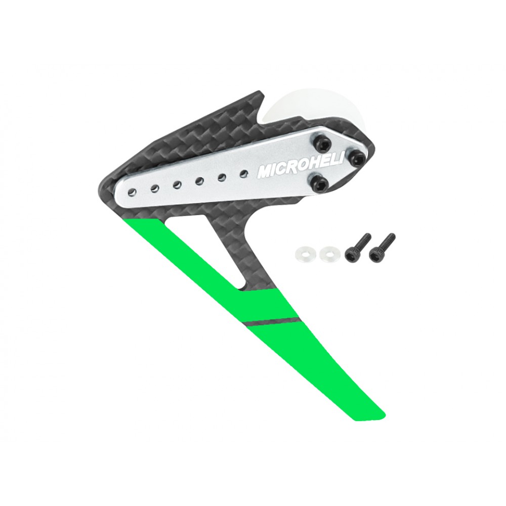 Adjustable Tail Motor Mount w/ Fin Set (GR) - GOOSKY S2