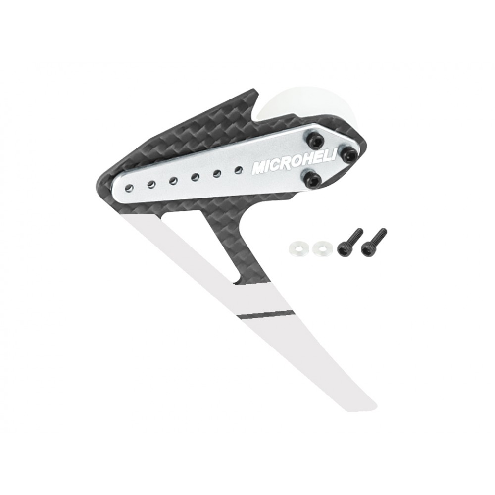 Adjustable Tail Motor Mount w/ Fin Set (WT) - GOOSKY S2